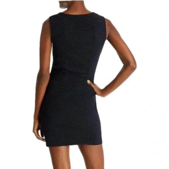 Free People Cutout V-Neck Mini Dress in Black - Picture 5 of 5